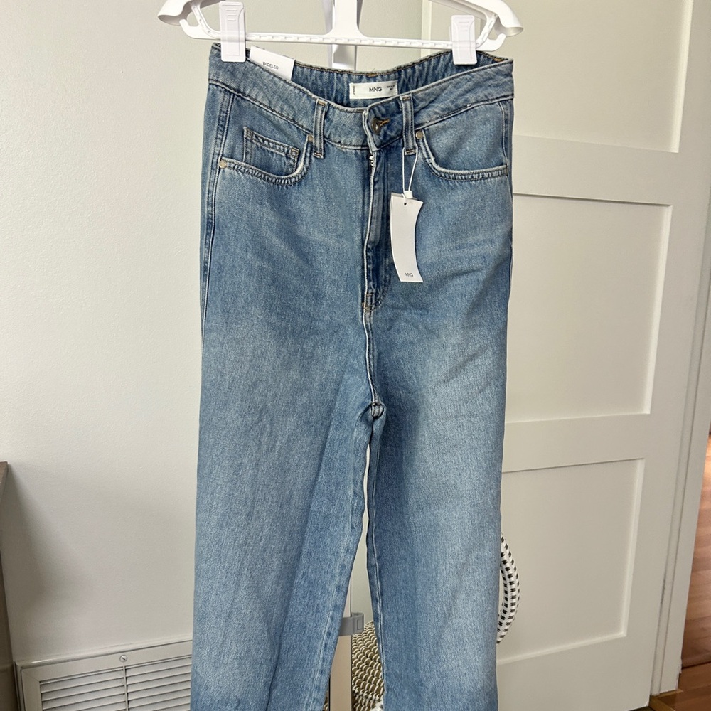 NWT Mango Wide Leg Jeans - Picture 4 of 10